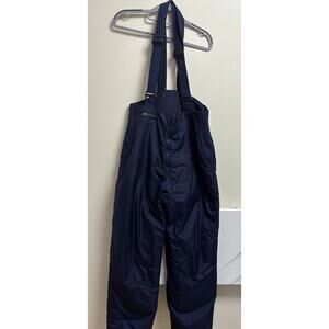 Vintage Columbia Womens Navy Insulated Snow Bib Overalls Size Large Ski Pants